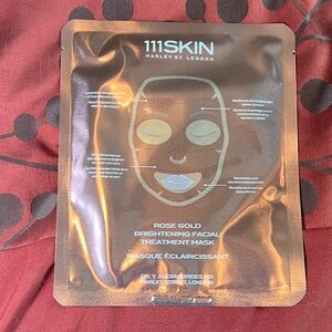 111SKIN Rose Gold Brightening Facial Treatment Mask - Rose Gold Pack Qty 1